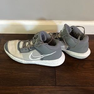 Grey/White Nike Basketball Shoes